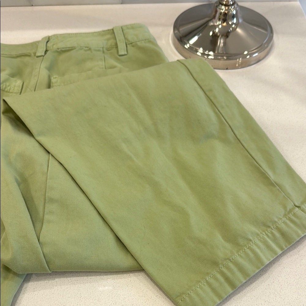 Aritzia Green Chinos Relaxed Fit Lightweight - Picture 7 of 8